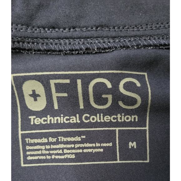 FIGS Scrub Pants Women's Size Medium Blue EUC - Picture 9 of 13